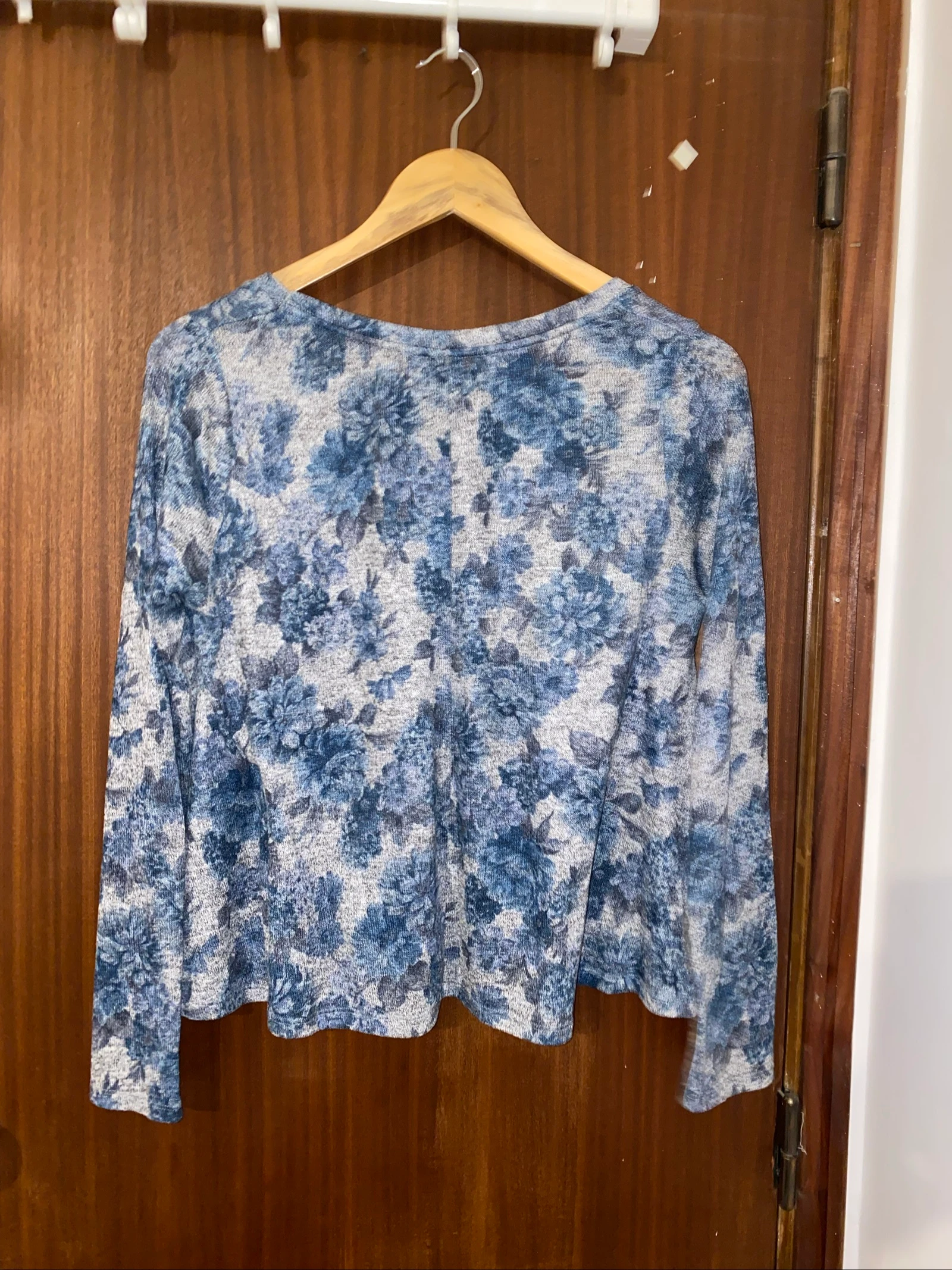 Chemisier floral bleu Bershka – photo 3